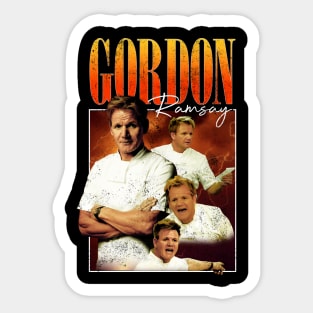 Vintage Distressed Gordon Ramsay Sticker